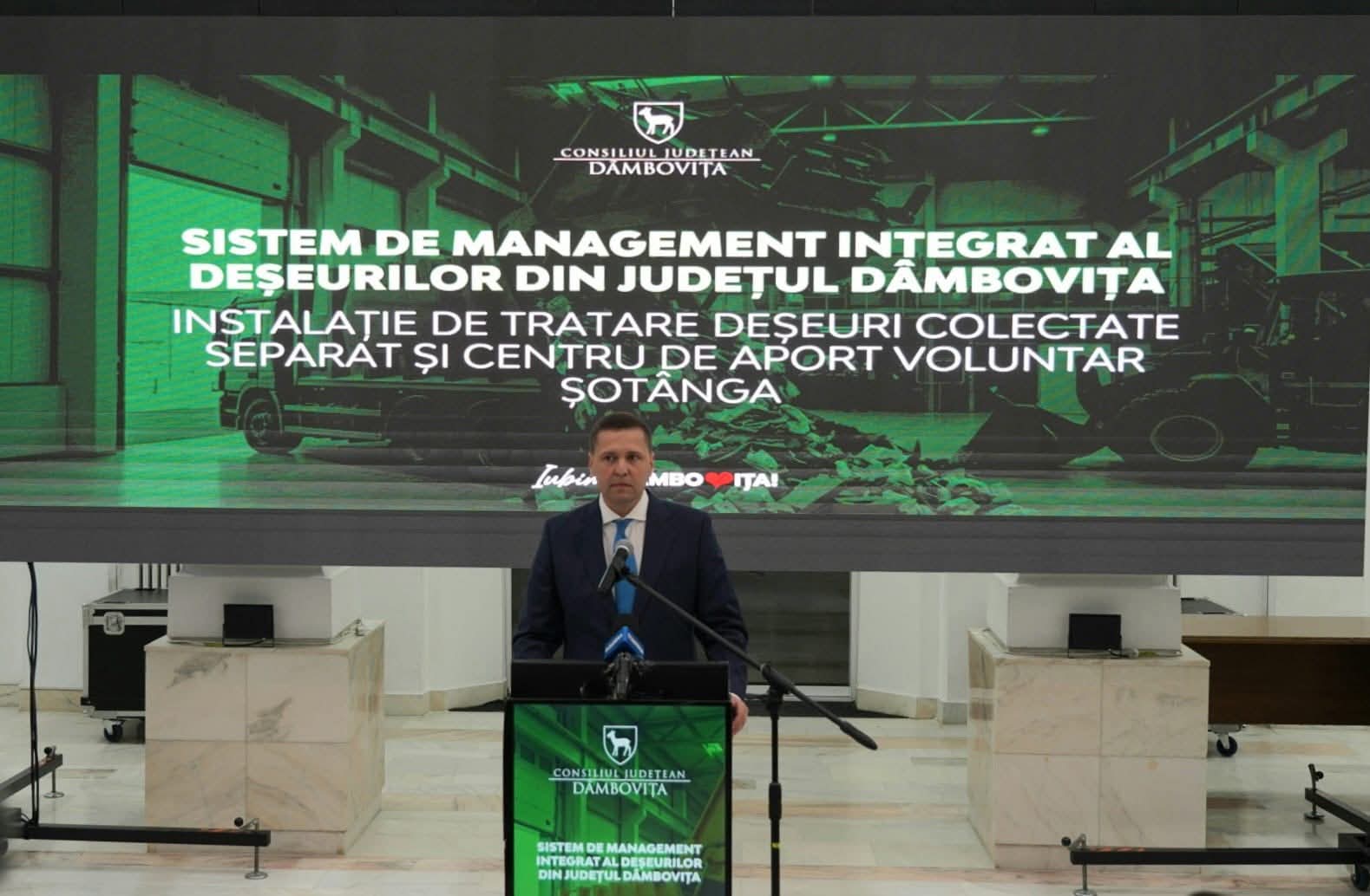  Noul sistem de management integrat al deșeurilor,  o soluție concretă pentru Județul Dâmbovița