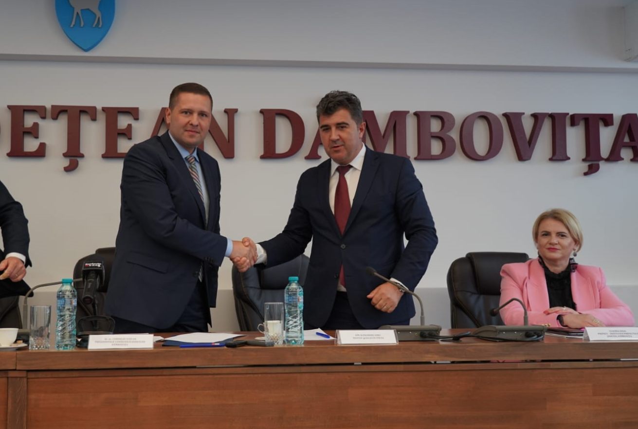  Protocol de colaborare între Consiliul Județean Dâmbovița  și Compania Națională CFR SA!