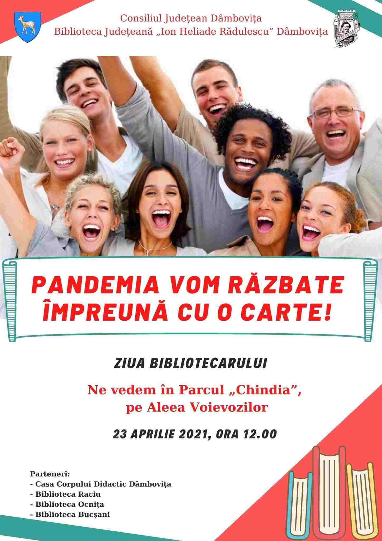  23 aprilie - Ziua mondială a cărţii şi a dreptului de autor,  Ziua Bibliotecarului din România.