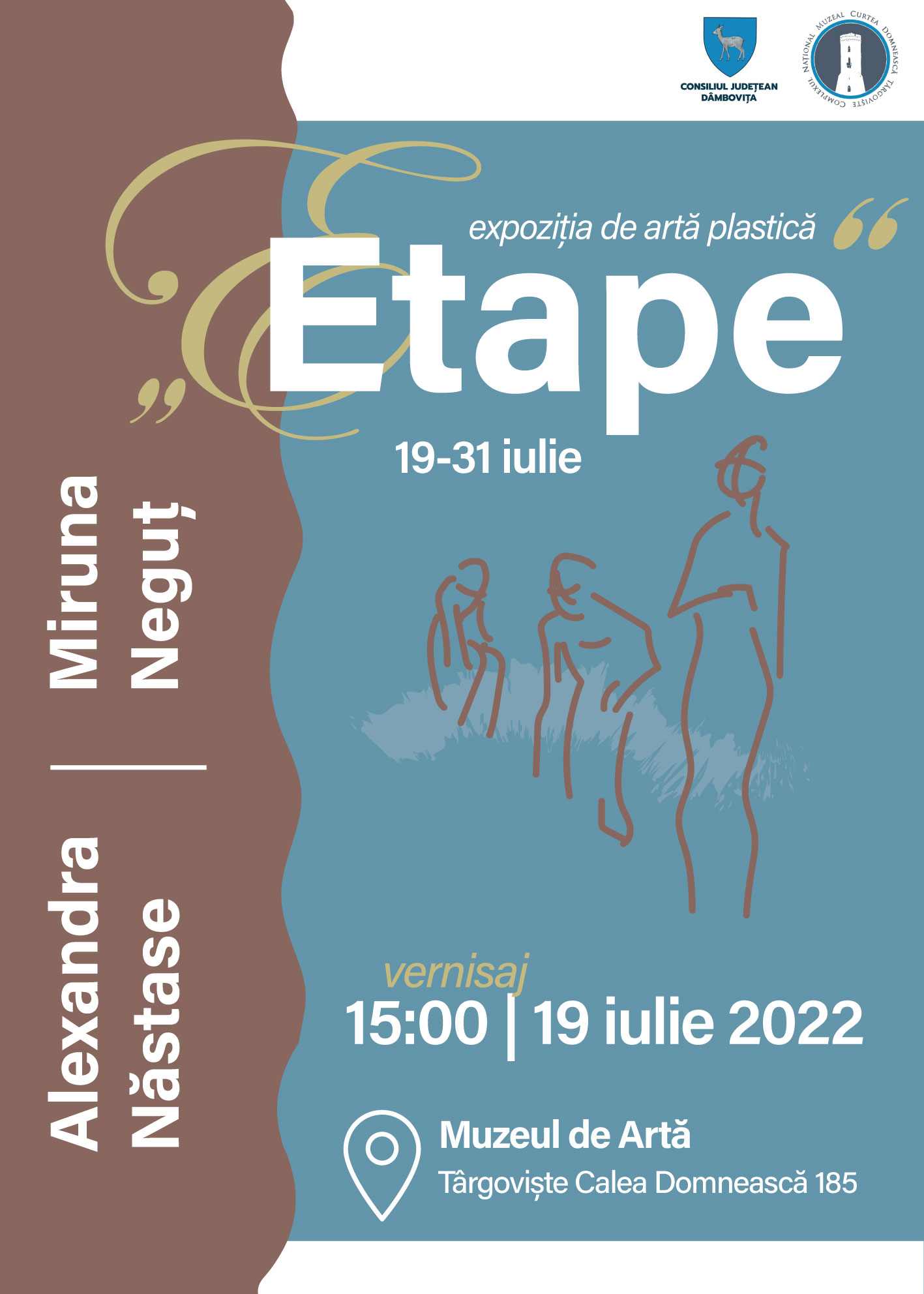  Alexandra NĂSTASE și Miruna NEGUȚ „ETAPE” - Expoziţie de artă