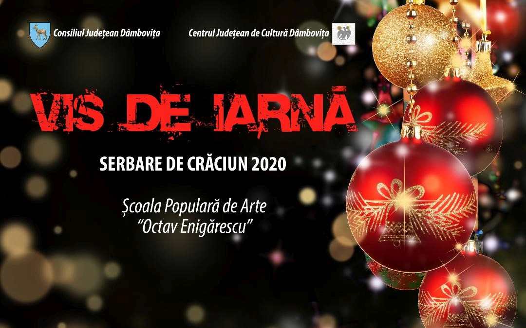  Centrul Județean de Cultură Dâmbovița a organizat serbarea de Crăciun, susținută de cursanții Școlii Populare de Arte ”Octav Enigărescu”.
