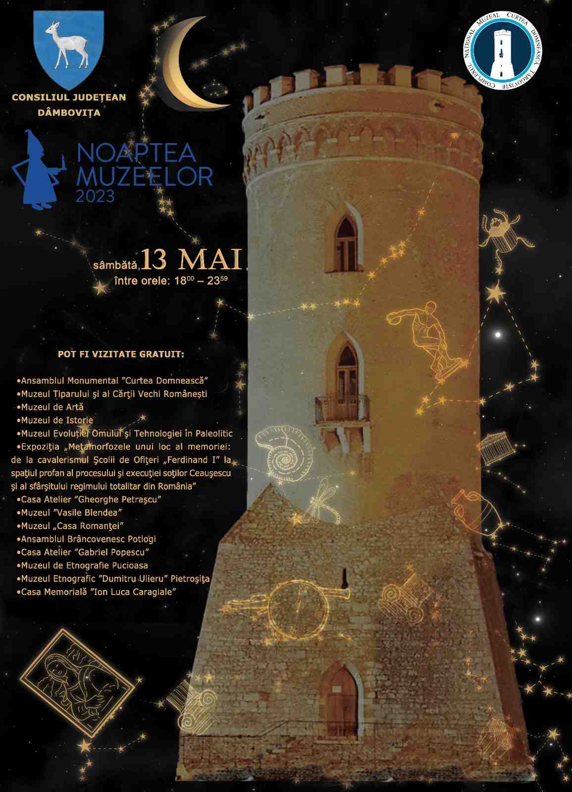  „Noaptea Muzeelor 2023” în judeţul Dâmboviţa